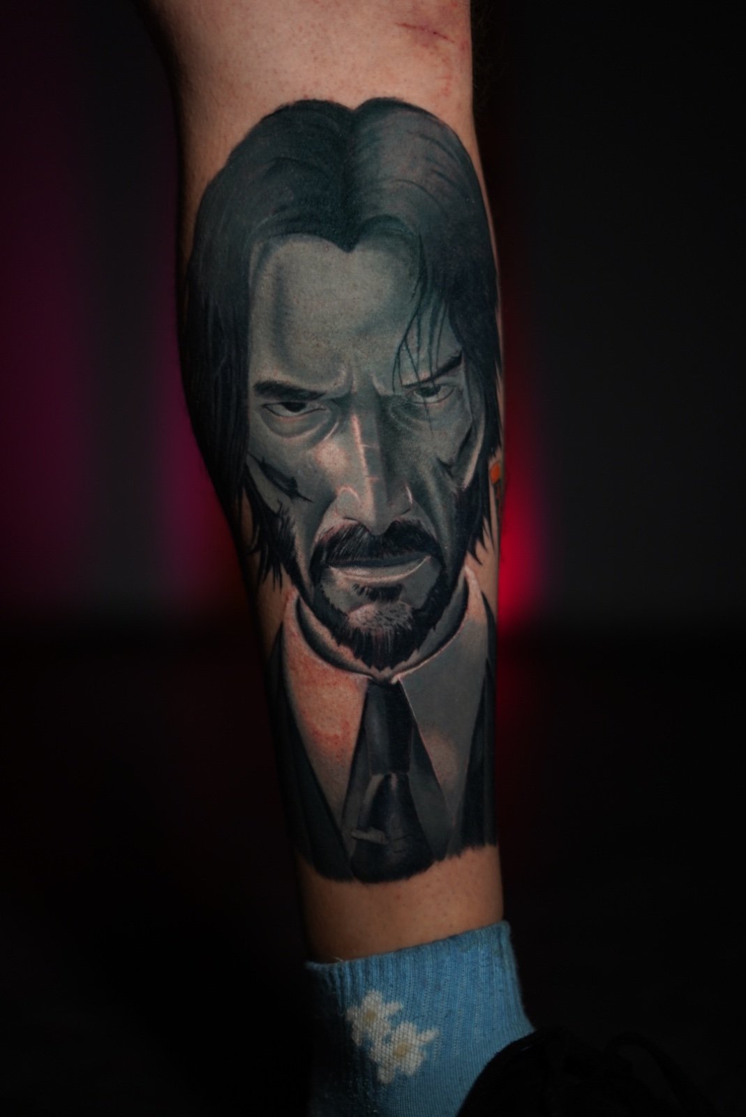 BVBV Yaga (John Wick) — tattoo by Rauf Asgarov